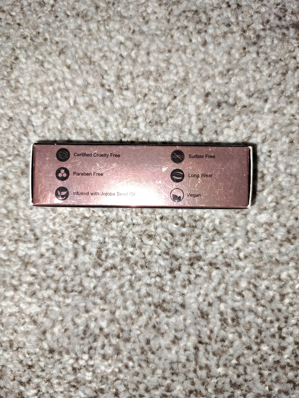 REALHER 'I Am Optimistic' Matte Lipstick - PEACHY NUDE, NEW